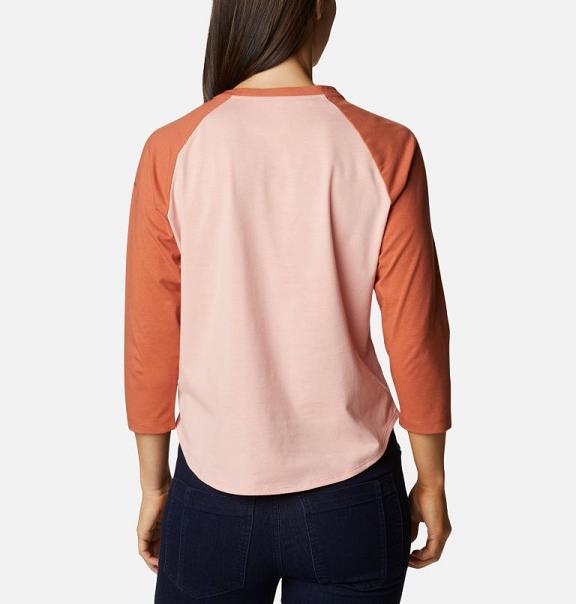 Columbia T-Shirt Dame Sun Trek Pink Brune DGTP17829 Danmark